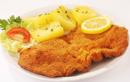 Wiener Schnitzel .... 150 B